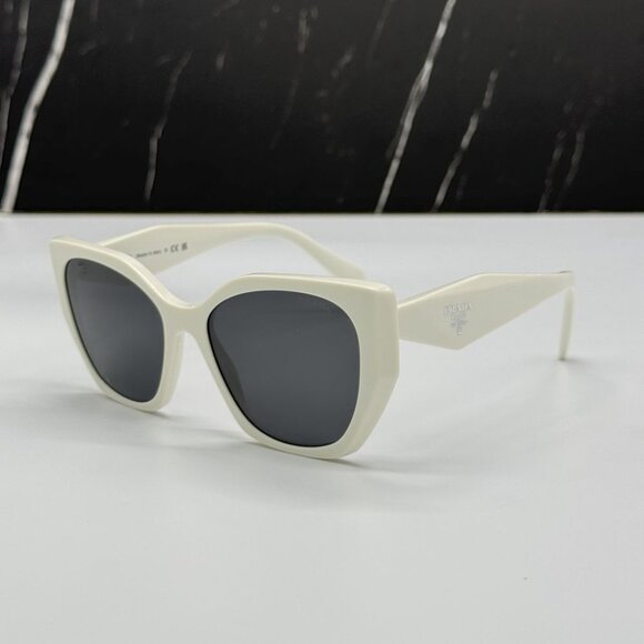 NEW PR19ZS 1425S0 PRADA WOMEN SUNGLASSES PR 19ZS 1425S0 WHITE SPR 19Z PRADA - Picture 7 of 10